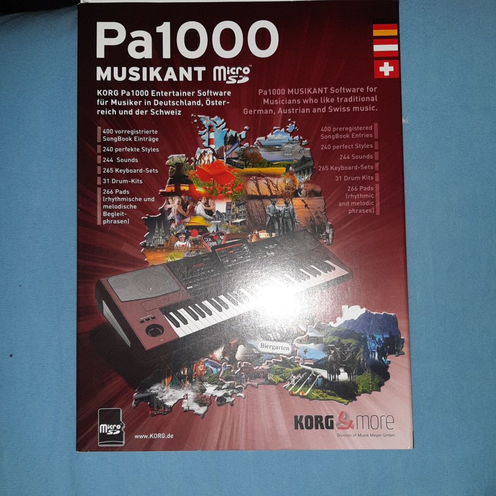   Verkaufe Musikant-Microcard, für Keyboard, Korg pa1000, kaum benutzt, Preis:150 .