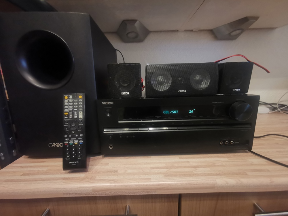 Onkyo TX NR414 Inkl Canton 5.1 Surround System 