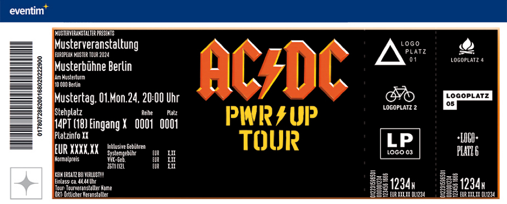 AC DC - PWR UP TOUR Nürnberg - 1 Ticket