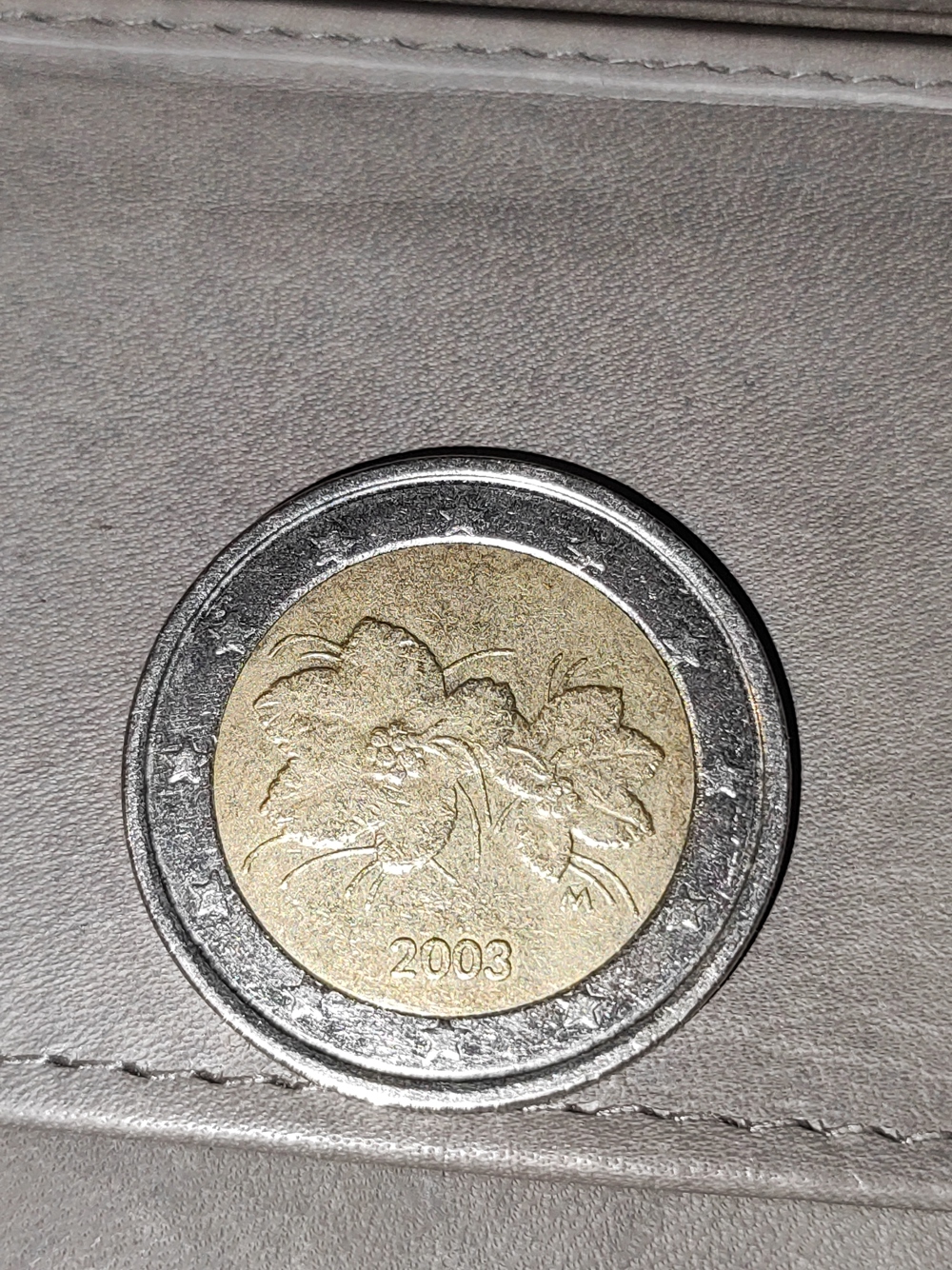 2 Euro Münze aus 2003