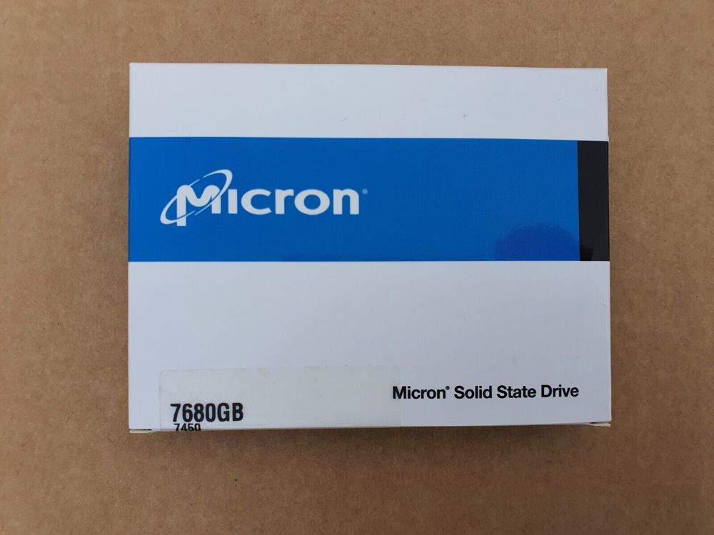  7,68TB 2,5" Micron SSD - 7450 Pro Datacenter Enterprise U.3 NVMe