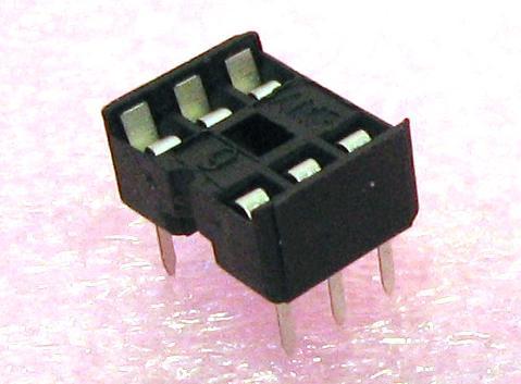 IC- u. Komponentensockel 6 Pos. DIP Socket 1-390261-1 Tyco   TE   AMP - Menge wählbar