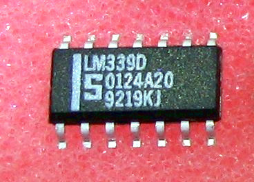 Signetics IC LM339D Quad Differential Voltage Comparator 14 pins - NOS New Old Stock - Menge wählbar