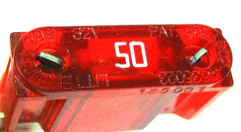 Littelfuse   Sicherung 299 - 32V   50A - 46046  - rot - neuwertig