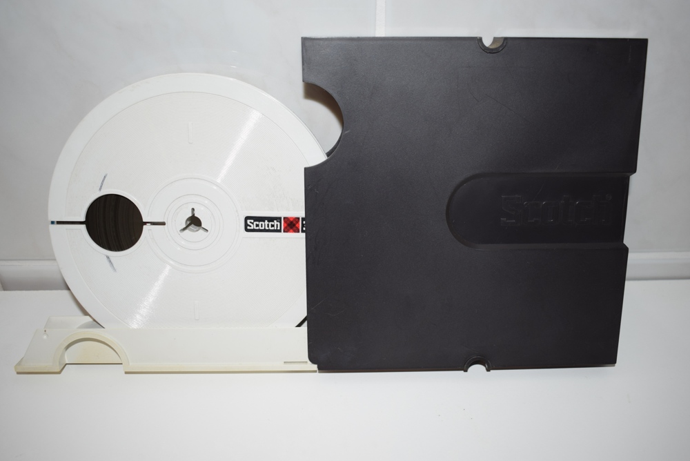 SCOTCH 3M HI-FI Tonbandspule 14 cm Original-SCOTCH-Kunststoffbox