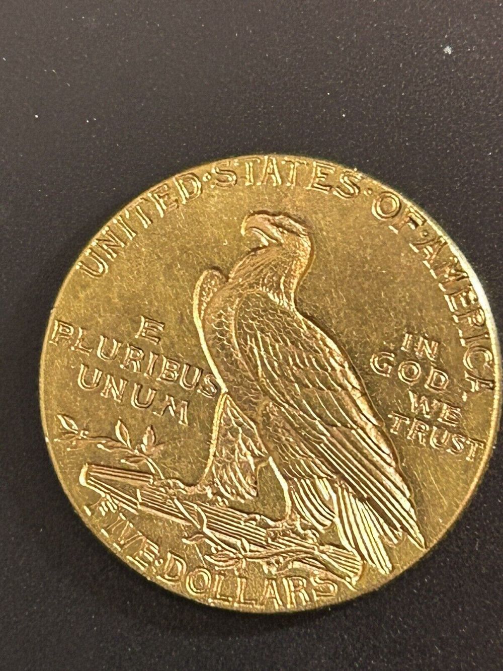  5 US Dollar Indian Head Gold Colin 1912