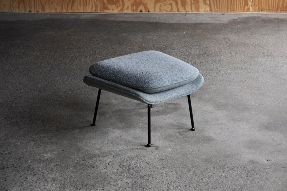 Knoll Womb Chair + Ottoman by Eero Saarinen