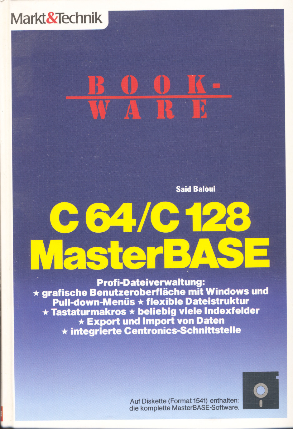 Markt u Technik Buch c64c128 Masterbase