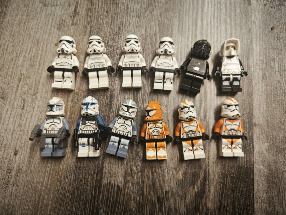 Lego Star Wars Minifiguren Clonetrooper Stormtrooper Wolffe Rex Phase II