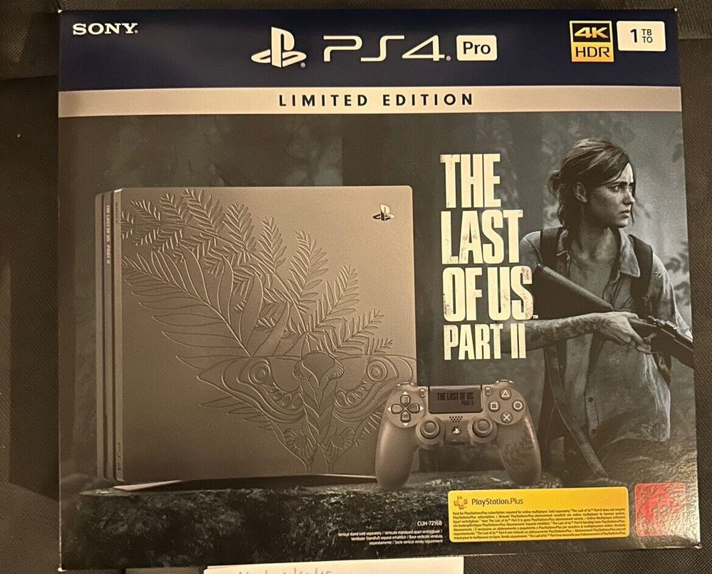  Sony PlayStation 4 Pro - 1TB - The Last of Us Part II - Limited Edition CIB