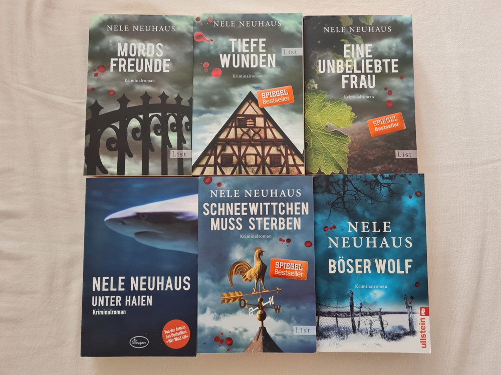 Nele Neuhaus 6 Bücher Paket Tiefe Wunden Böser Wolf
