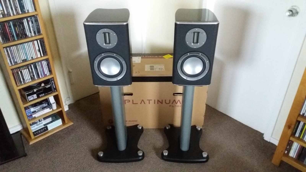 Monitor Audio Platinum PL100 Speakers & Matching Stands