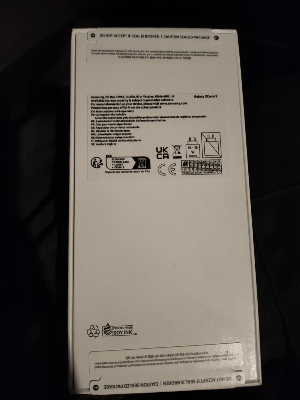 Samsung Xcover 7 Orginalverpackt