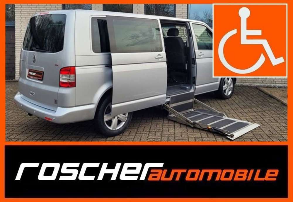 Volkswagen T5 Multivan lang*Rollstuhllift*KopfRückenstütze*