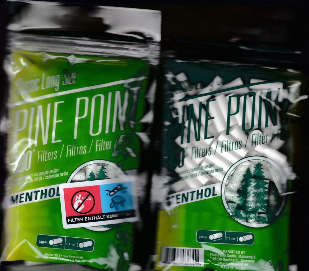 Pine Point 20 x 100 Menthol Filter 7,4mm