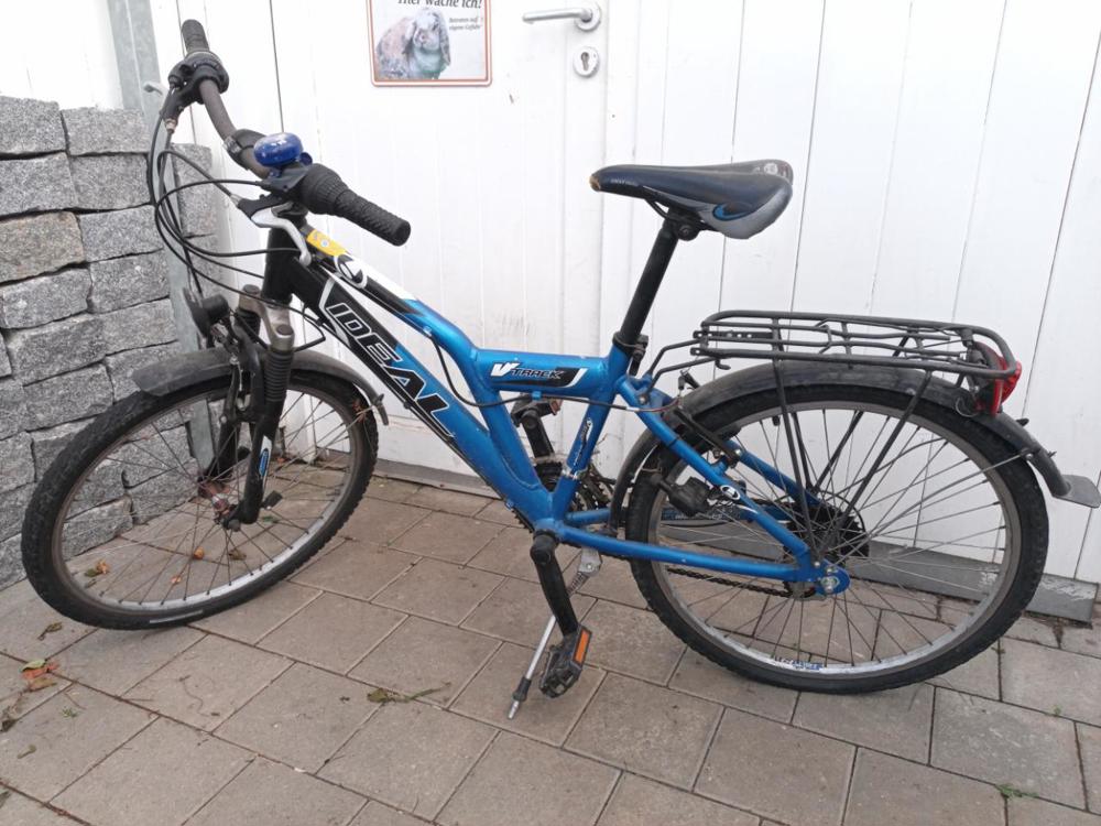 Jugend-Trekking-Fahrrad: Ideal V-Track 6061 (Unsisex) blau