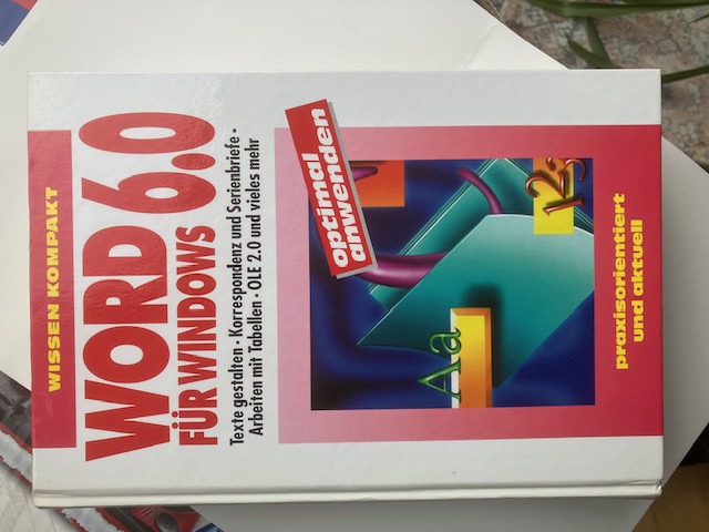 Verschenke Fachbuch WORD for Windows 6.0