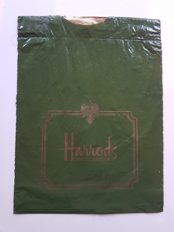 Original Einkaufstasche aus dem Harrods London von 2001