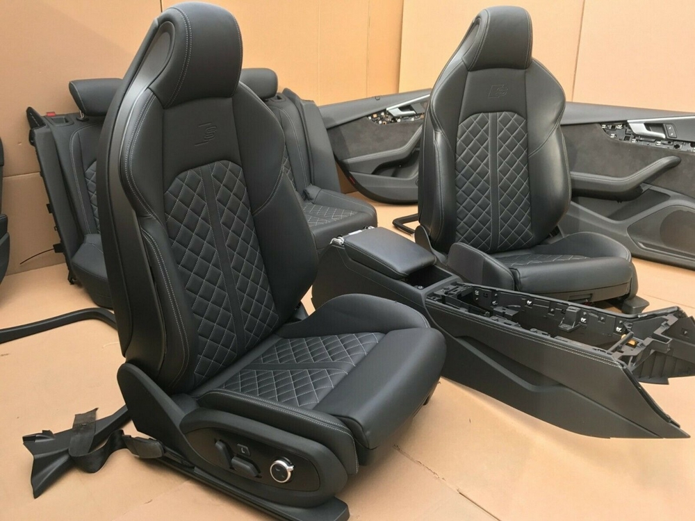 Audi S4 8W A4 RS4 B9 Lederausstattung Leder Sitze S-Line Leather Seats elektr