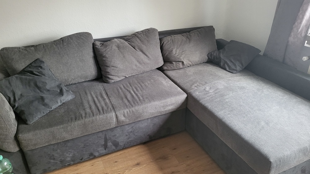 Super tolle schlaf Couch in L form
