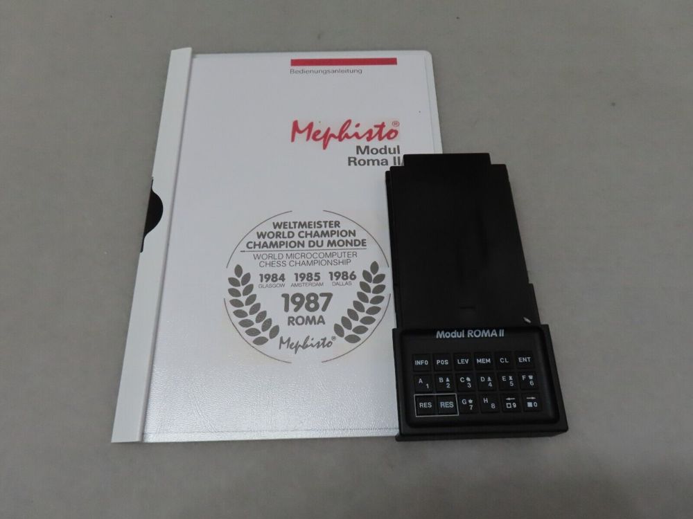  Mephisto Schachcomputer Modul Roma II