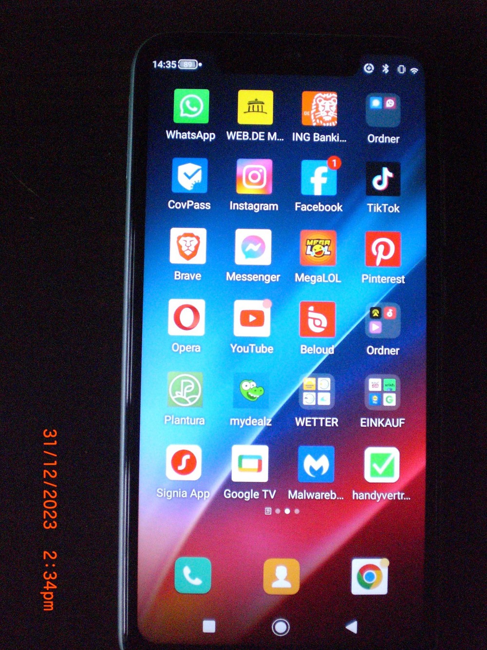 Smartphone ohne Vertrag, OUKITEL C22, Android 10, Dual SIM