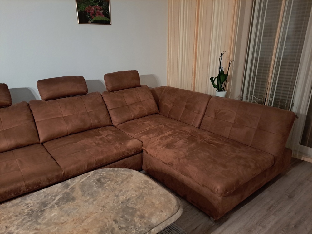 Sofa in der Farbe braun 