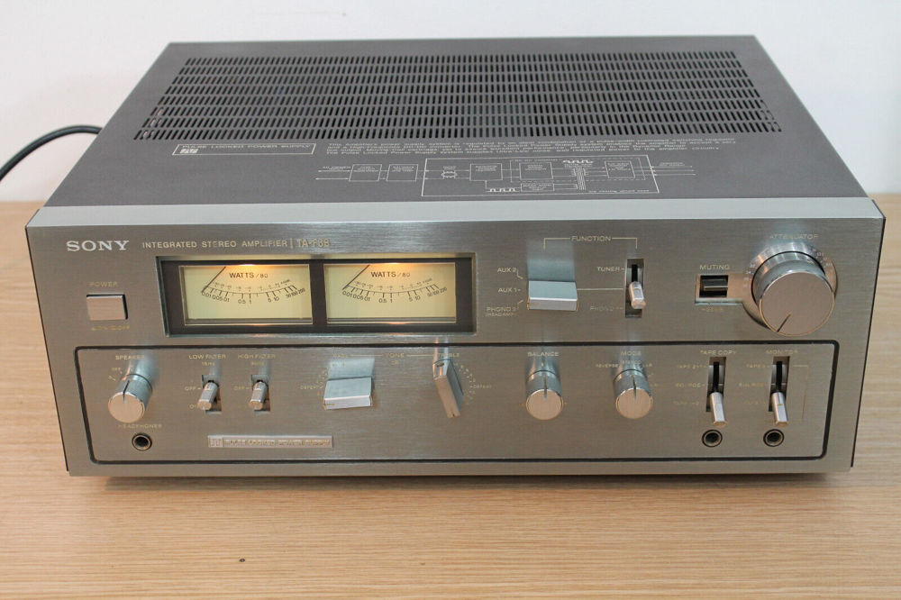 SONY TAF 6B  Vintage Verstrker Amplifier berholungsbedrftig