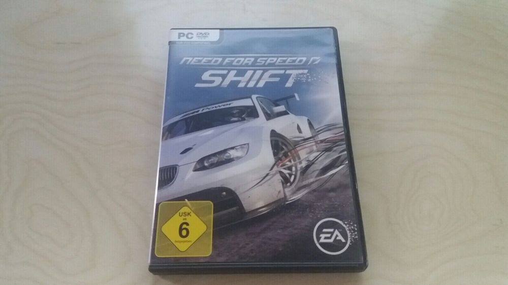 PC Spiel - Need for Speed Shift -- DVD, Booklet & Case, Neuwertig