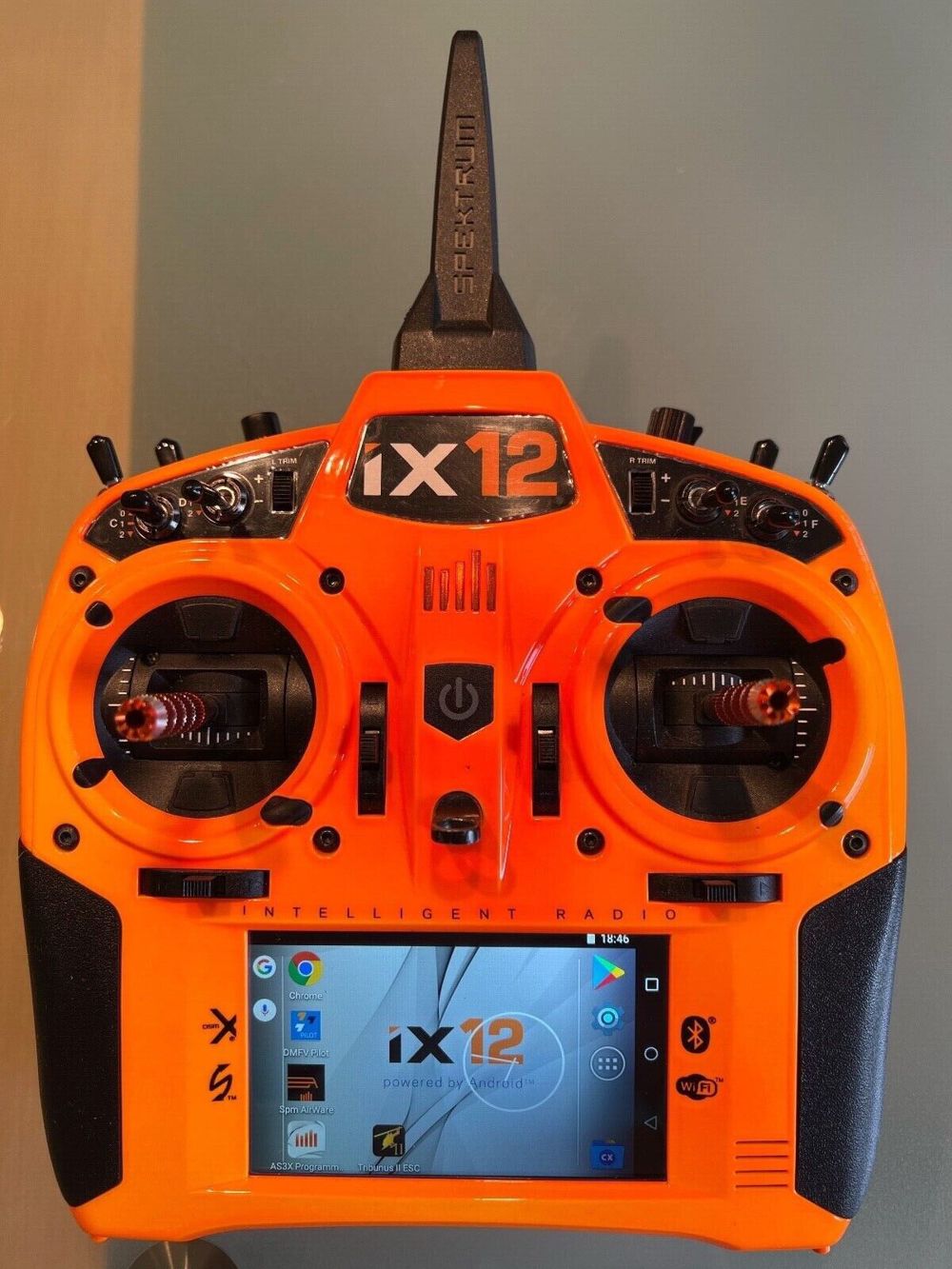  Spektrum ix12 orange Mode 2 EU Version Komplettpaket mit viel Zubehör