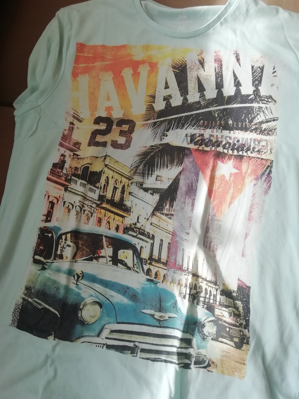 Verkaufe T-Shirt von fsbn, Slim fit, Gr. M, Motiv: Havanna