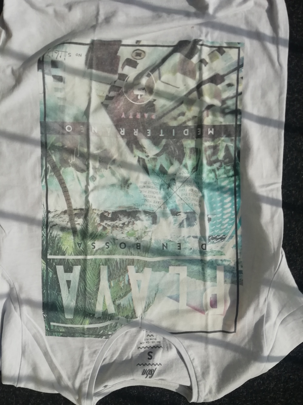 Verkaufe T-Shirt von fsbn, Slim fit, Gr. S, Motiv: Playa
