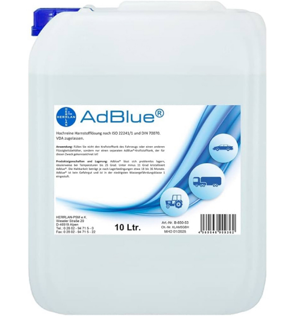 AdBlue 1 Kanister a 10 Liter- NEU - MHD 12 2024-ungeöffnt!