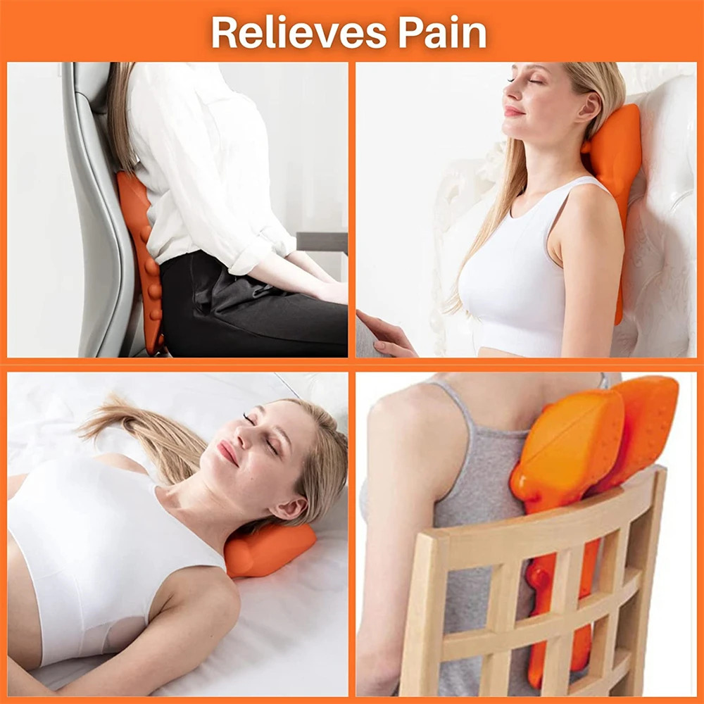 Akupressur Massagegerät für Kopf Schulter Nacken Wirbelsäule gegen Fehlhaltung und zur Entspannung