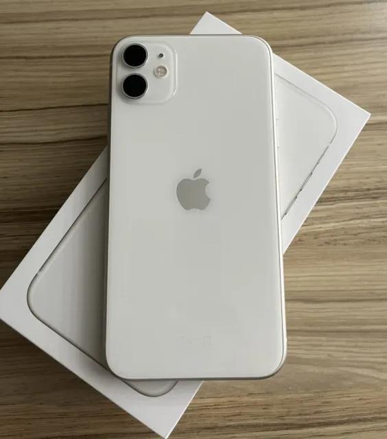 [102 ] Apple iPhone 11 A2221 - 128GB - Weiß (Ohne Simlock) (Dual-SIM) - Display defekt