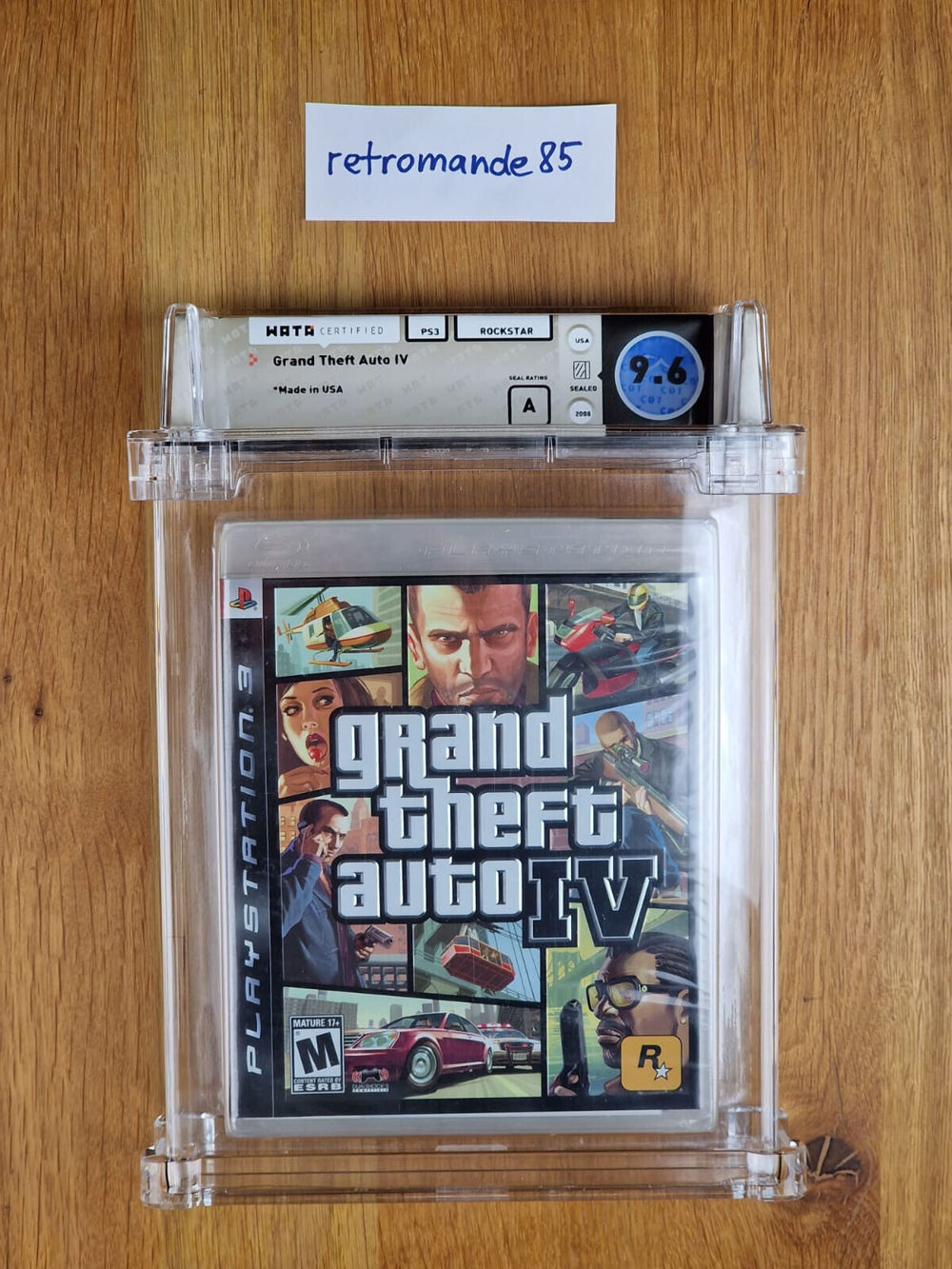  Grand Theft Auto IV GTA 4 - Playstation 3 PS3 - WATA 9.6 - no VGA UKG