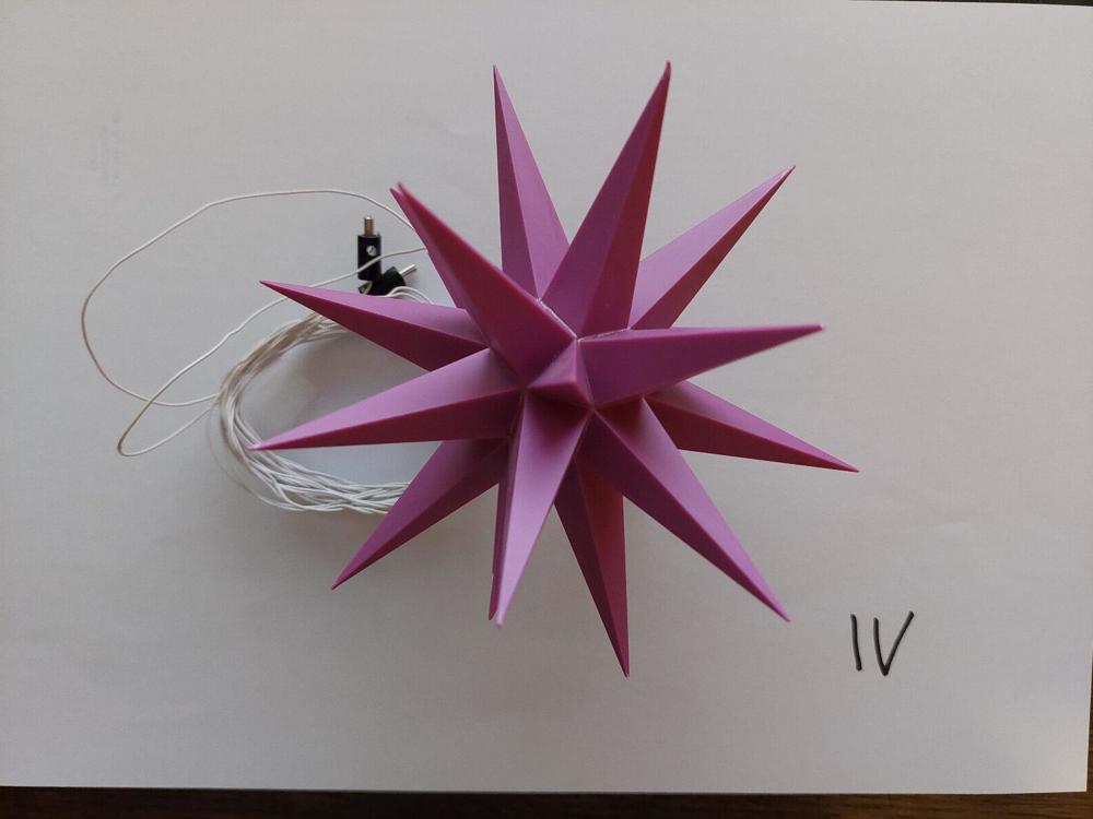  Original Herrnhuter Stern Sonderedition 2015 lila violett IV