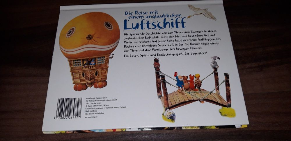 Kinderbuch "Die Reise mit einem unglaublichen Luftschiff"