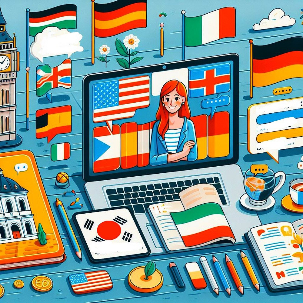 Online Sprachen lernen: Deutsch (DaF  DaZ), Englisch, Französisch, Spanisch, ...