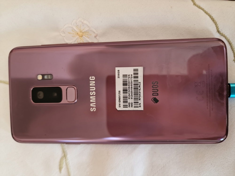 Samsung S9 + 256 GB