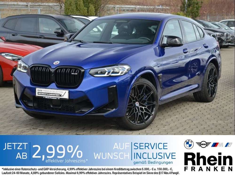 BMW X4 M Competition Laser.Pano.AHK.360°Kam.ACC.H/K