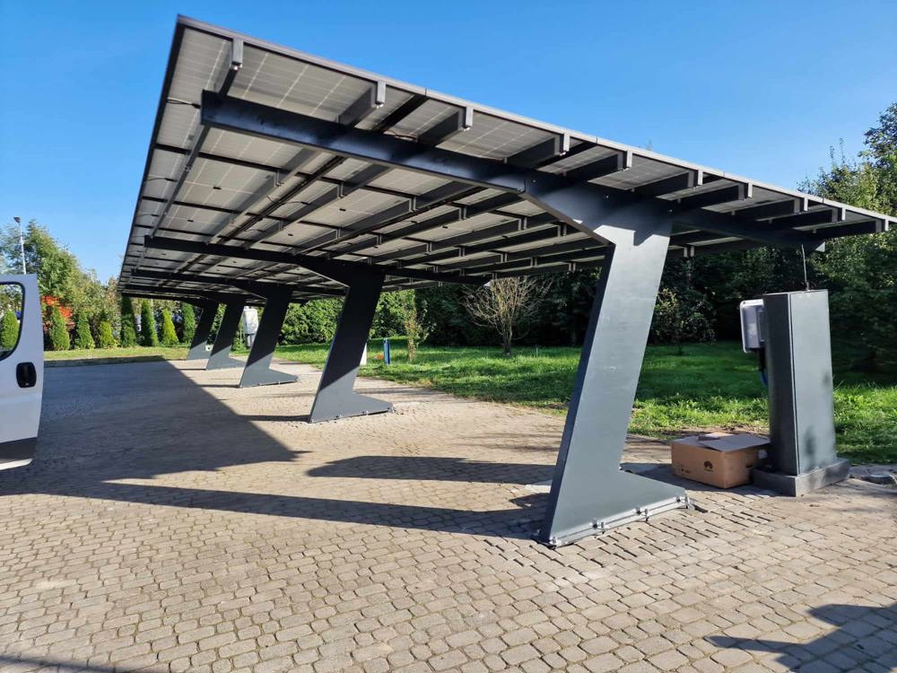PV-Carport, modular erweiterbar, Solar Carport, 2 Stellplätze