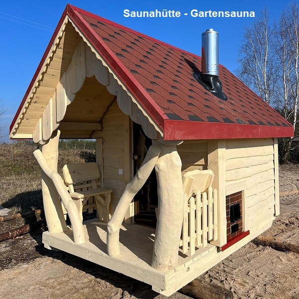 Sauna - Saunahütte - Gartensauna