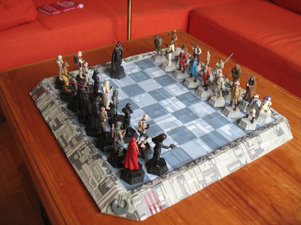 DE AGOSTINI STAR WARS Schachfiguren mit Brettern komplett (Set1 und Set2)