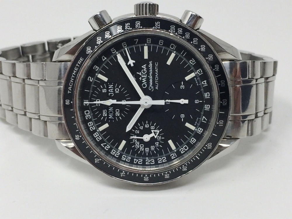 OMEGA Speedmaster Day-Date Ref. 35205000 Triple Date Chronograph 39mm Papiere