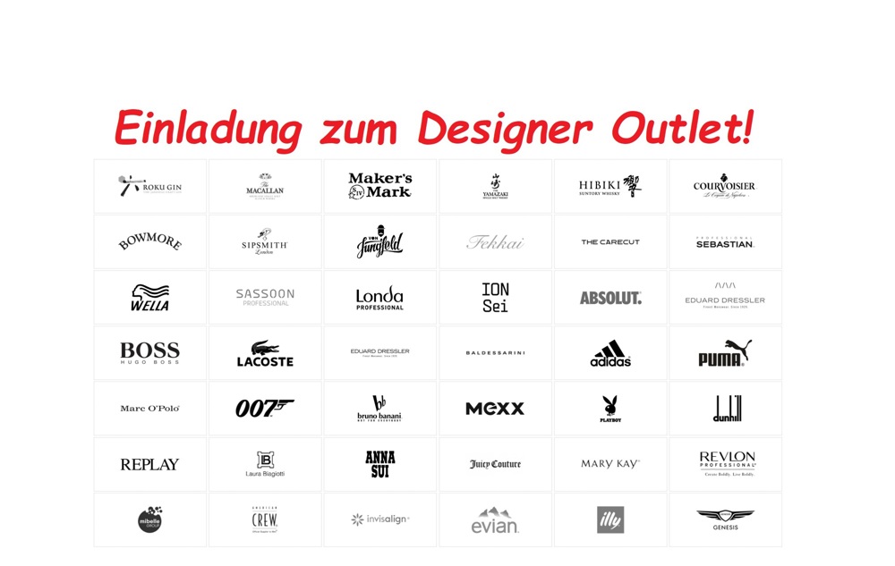 Einladung BestSecret Designer Outlet Premium Marken - Kleidung - Uhren & Schmuck - etc.