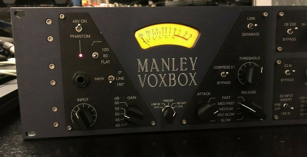Manley Voxbox Channel strip Mikrofon Vorverstärker tube preamplifier