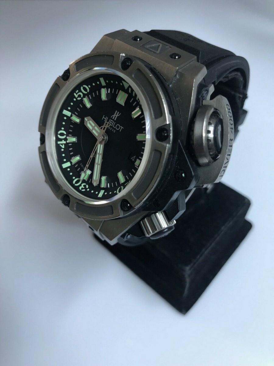 HUBLOT Big Bang King Diver 4000 Musee Oceanographic Monaco Titanium Wristwatch