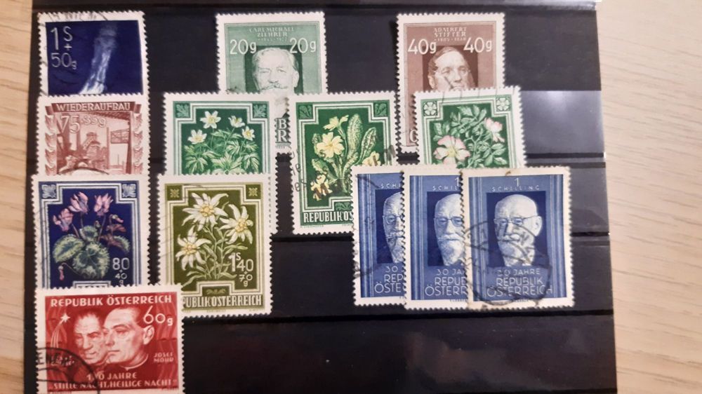 Briefmarken Österreich 1948 gestempelt