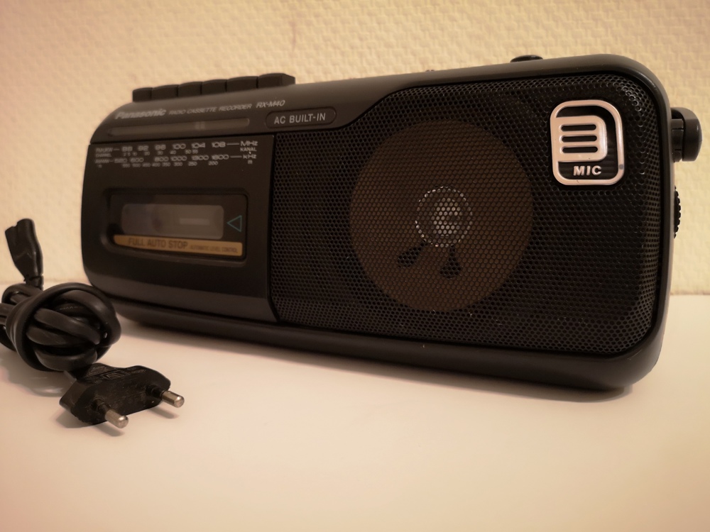 Vintage Radio Cassette Recorder PANASONIC RX-M40 Baujahr 1996